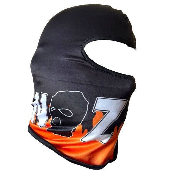 NWT Orange Noz Boyz Shooters Balaclava Unisex OS | Biking Urban Trap Punk HipHop - Picture 9 of 11